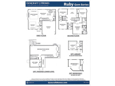 Ruby A Elevation offered by Gemcraft Homes. Two -Story on Captains Cove Golf and Yacht Club in Virginia - for sale on GolfHomes.com, golf home, golf lot