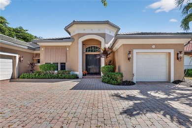 With over 3600 sq ft, this 1-story Toll Brothers built home on Palm Cove Golf and Yacht Club in Florida - for sale on GolfHomes.com, golf home, golf lot
