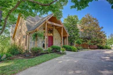Sip coffee from your EXPANSIVE BACK PORCH overlooking one of on Blue Hills Country Club in Missouri - for sale on GolfHomes.com, golf home, golf lot