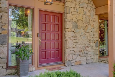 Sip coffee from your EXPANSIVE BACK PORCH overlooking one of on Blue Hills Country Club in Missouri - for sale on GolfHomes.com, golf home, golf lot