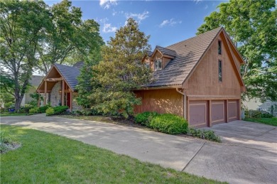 Sip coffee from your EXPANSIVE BACK PORCH overlooking one of on Blue Hills Country Club in Missouri - for sale on GolfHomes.com, golf home, golf lot