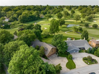 Sip coffee from your EXPANSIVE BACK PORCH overlooking one of on Blue Hills Country Club in Missouri - for sale on GolfHomes.com, golf home, golf lot