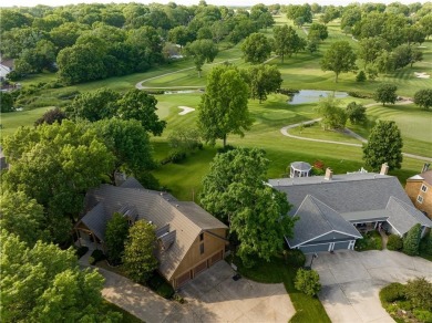 Sip coffee from your EXPANSIVE BACK PORCH overlooking one of on Blue Hills Country Club in Missouri - for sale on GolfHomes.com, golf home, golf lot