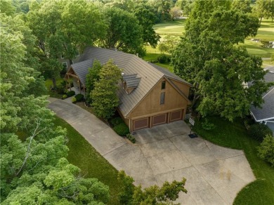 Sip coffee from your EXPANSIVE BACK PORCH overlooking one of on Blue Hills Country Club in Missouri - for sale on GolfHomes.com, golf home, golf lot