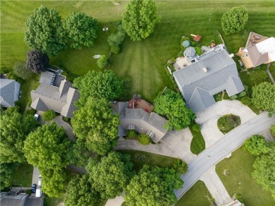 Sip coffee from your EXPANSIVE BACK PORCH overlooking one of on Blue Hills Country Club in Missouri - for sale on GolfHomes.com, golf home, golf lot