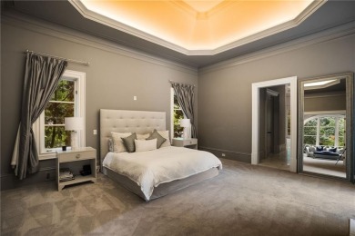 Stunning European-style home on over 1.7 acres of gated, fully on Bobby Jones Golf Club in Georgia - for sale on GolfHomes.com, golf home, golf lot