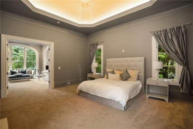 Stunning European-style home on over 1.7 acres of gated, fully on Bobby Jones Golf Club in Georgia - for sale on GolfHomes.com, golf home, golf lot