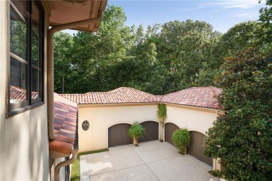 Stunning European-style home on over 1.7 acres of gated, fully on Bobby Jones Golf Club in Georgia - for sale on GolfHomes.com, golf home, golf lot