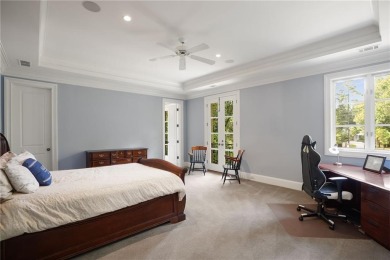 Stunning European-style home on over 1.7 acres of gated, fully on Bobby Jones Golf Club in Georgia - for sale on GolfHomes.com, golf home, golf lot