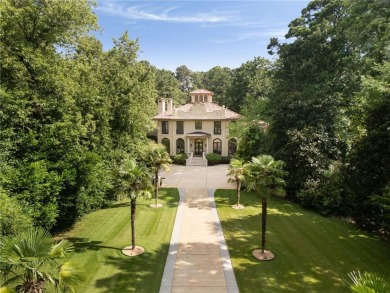 Stunning European-style home on over 1.7 acres of gated, fully on Bobby Jones Golf Club in Georgia - for sale on GolfHomes.com, golf home, golf lot