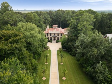 Stunning European-style home on over 1.7 acres of gated, fully on Bobby Jones Golf Club in Georgia - for sale on GolfHomes.com, golf home, golf lot