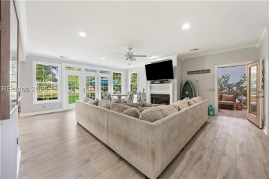 Discover refined Lowcountry living in this beautifully updated on Palmetto Hall Golf Course in South Carolina - for sale on GolfHomes.com, golf home, golf lot