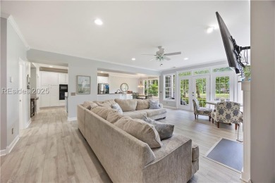 Discover refined Lowcountry living in this beautifully updated on Palmetto Hall Golf Course in South Carolina - for sale on GolfHomes.com, golf home, golf lot