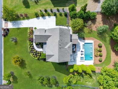 MODERN FARMHOUSE ESTATE WITH POOL AND PRIVATE GATED ENTRY: on Manor Golf and Country Club in Georgia - for sale on GolfHomes.com, golf home, golf lot