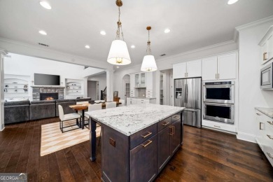 MODERN FARMHOUSE ESTATE WITH POOL AND PRIVATE GATED ENTRY: on Manor Golf and Country Club in Georgia - for sale on GolfHomes.com, golf home, golf lot