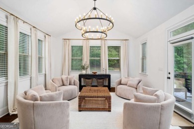 MODERN FARMHOUSE ESTATE WITH POOL AND PRIVATE GATED ENTRY: on Manor Golf and Country Club in Georgia - for sale on GolfHomes.com, golf home, golf lot