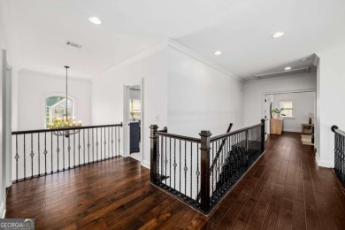 MODERN FARMHOUSE ESTATE WITH POOL AND PRIVATE GATED ENTRY: on Manor Golf and Country Club in Georgia - for sale on GolfHomes.com, golf home, golf lot