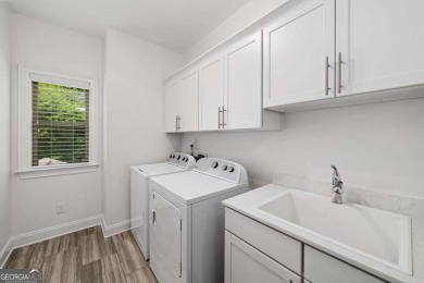 MODERN FARMHOUSE ESTATE WITH POOL AND PRIVATE GATED ENTRY: on Manor Golf and Country Club in Georgia - for sale on GolfHomes.com, golf home, golf lot