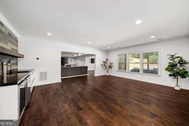 MODERN FARMHOUSE ESTATE WITH POOL AND PRIVATE GATED ENTRY: on Manor Golf and Country Club in Georgia - for sale on GolfHomes.com, golf home, golf lot