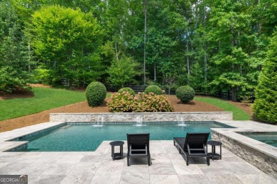 MODERN FARMHOUSE ESTATE WITH POOL AND PRIVATE GATED ENTRY: on Manor Golf and Country Club in Georgia - for sale on GolfHomes.com, golf home, golf lot