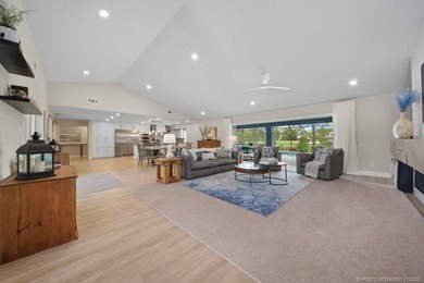 This 4BR/3BA CBS pool home sits on a private 1-acre cul-de-sac on Evergreen Club in Florida - for sale on GolfHomes.com, golf home, golf lot