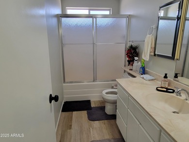 Newly upgraded. New vinyl floor plank throughout the house. New on Sun City Country Club in Arizona - for sale on GolfHomes.com, golf home, golf lot