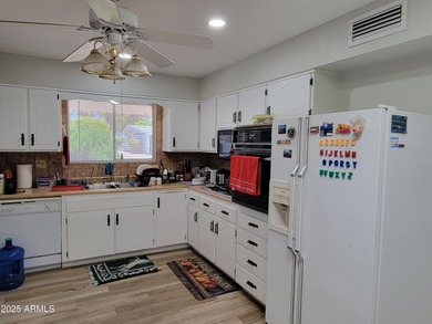 Newly upgraded. New vinyl floor plank throughout the house. New on Sun City Country Club in Arizona - for sale on GolfHomes.com, golf home, golf lot