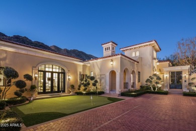 Impeccable Modern Mediterranean Estate in Silverleaf! Built by on Silverleaf Golf Club in Arizona - for sale on GolfHomes.com, golf home, golf lot