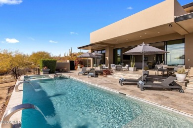 Spectacular mountain & city light views! Nestled in the serene on The Boulders Resort Golf Club in Arizona - for sale on GolfHomes.com, golf home, golf lot