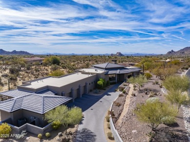 Spectacular mountain & city light views! Nestled in the serene on The Boulders Resort Golf Club in Arizona - for sale on GolfHomes.com, golf home, golf lot