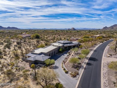 Spectacular mountain & city light views! Nestled in the serene on The Boulders Resort Golf Club in Arizona - for sale on GolfHomes.com, golf home, golf lot