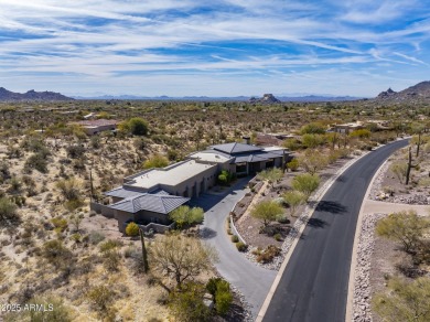 Spectacular mountain & city light views! Nestled in the serene on The Boulders Resort Golf Club in Arizona - for sale on GolfHomes.com, golf home, golf lot