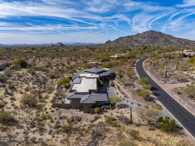 Spectacular mountain & city light views! Nestled in the serene on The Boulders Resort Golf Club in Arizona - for sale on GolfHomes.com, golf home, golf lot