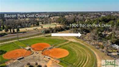 Location, Location, Location.  This mid-century brick ranch is on Bacon Park Golf Course in Georgia - for sale on GolfHomes.com, golf home, golf lot