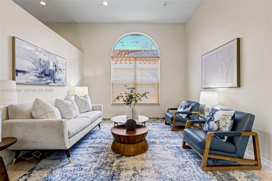 An elegant single-story Mediterranean-style pool home on TPC Eagle Trace in Florida - for sale on GolfHomes.com, golf home, golf lot