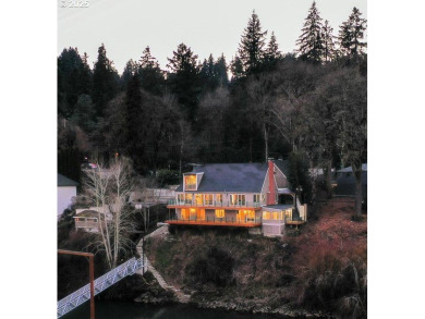 This gated Willamette Riverfront retreat offers exceptional on Waverley Country Club in Oregon - for sale on GolfHomes.com, golf home, golf lot