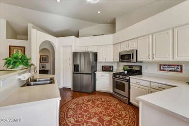 Welcome to this modified Estrella model! This home features 3 on Westbrook Village / Vista Golf Course in Arizona - for sale on GolfHomes.com, golf home, golf lot