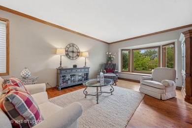 This EXQUISITE all-brick home is nestled on Signature Hole #3 of on Royal Fox Country Club in Illinois - for sale on GolfHomes.com, golf home, golf lot