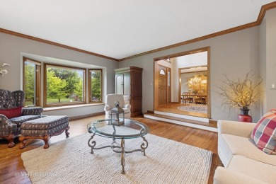 This EXQUISITE all-brick home is nestled on Signature Hole #3 of on Royal Fox Country Club in Illinois - for sale on GolfHomes.com, golf home, golf lot