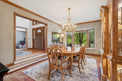 This EXQUISITE all-brick home is nestled on Signature Hole #3 of on Royal Fox Country Club in Illinois - for sale on GolfHomes.com, golf home, golf lot
