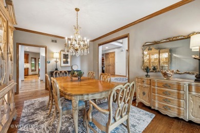 This EXQUISITE all-brick home is nestled on Signature Hole #3 of on Royal Fox Country Club in Illinois - for sale on GolfHomes.com, golf home, golf lot