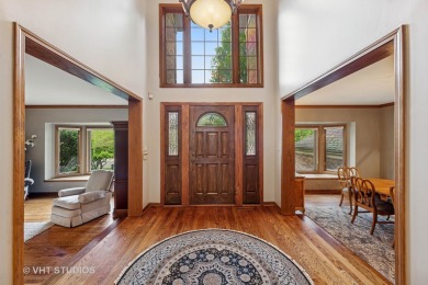 This EXQUISITE all-brick home is nestled on Signature Hole #3 of on Royal Fox Country Club in Illinois - for sale on GolfHomes.com, golf home, golf lot