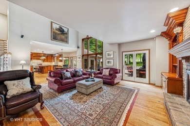 This EXQUISITE all-brick home is nestled on Signature Hole #3 of on Royal Fox Country Club in Illinois - for sale on GolfHomes.com, golf home, golf lot