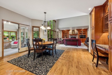 This EXQUISITE all-brick home is nestled on Signature Hole #3 of on Royal Fox Country Club in Illinois - for sale on GolfHomes.com, golf home, golf lot