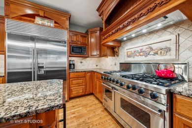 This EXQUISITE all-brick home is nestled on Signature Hole #3 of on Royal Fox Country Club in Illinois - for sale on GolfHomes.com, golf home, golf lot