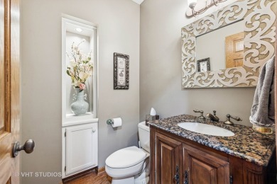 This EXQUISITE all-brick home is nestled on Signature Hole #3 of on Royal Fox Country Club in Illinois - for sale on GolfHomes.com, golf home, golf lot