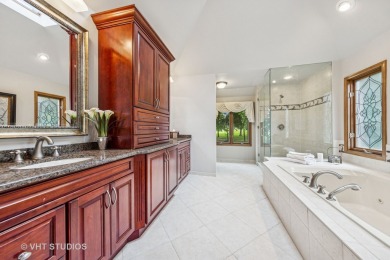 This EXQUISITE all-brick home is nestled on Signature Hole #3 of on Royal Fox Country Club in Illinois - for sale on GolfHomes.com, golf home, golf lot