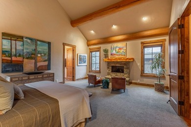 For the discerning buyer, this 5,865 sq ft custom log estate on The Club At Pronghorn Golf Course in Oregon - for sale on GolfHomes.com, golf home, golf lot