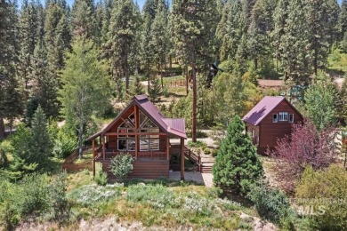 This log-sided home in Garden Valley has been lovingly on Terrace Lakes Golf Resort in Idaho - for sale on GolfHomes.com, golf home, golf lot