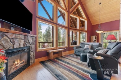 This log-sided home in Garden Valley has been lovingly on Terrace Lakes Golf Resort in Idaho - for sale on GolfHomes.com, golf home, golf lot
